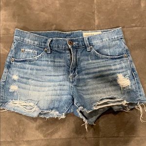 Distressed Jean Shorts